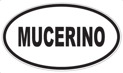 MUCERINO - Oval Sticker