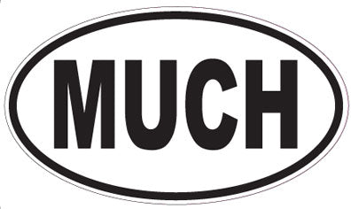 MUCH - Oval Sticker