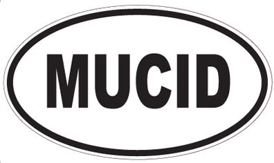 MUCID - Oval Sticker