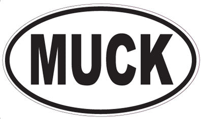 MUCK - Oval Sticker