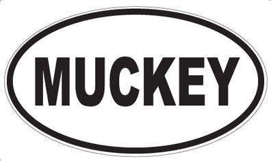 MUCKEY - Oval Sticker