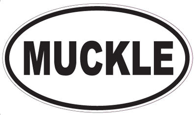 MUCKLE - Oval Sticker