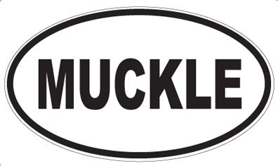 MUCKLE - Oval Magnet