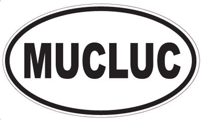 MUCLUC - Oval Sticker
