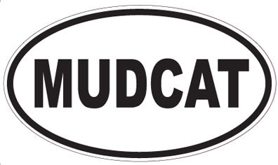 MUDCAT - Oval Sticker