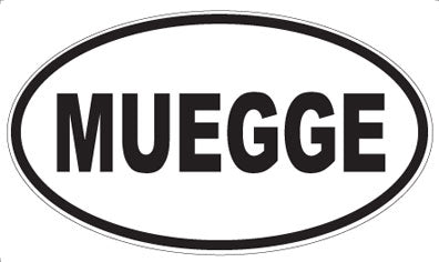 MUEGGE - Oval Sticker