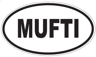 MUFTI - Oval Magnet