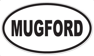 MUGFORD - Oval Sticker