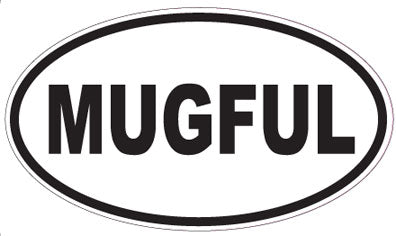 MUGFUL - Oval Sticker