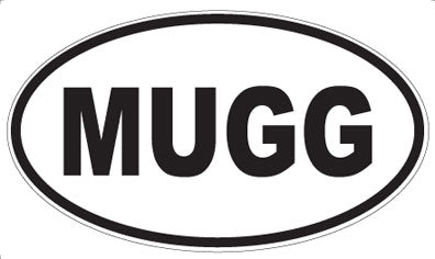 MUGG - Oval Sticker