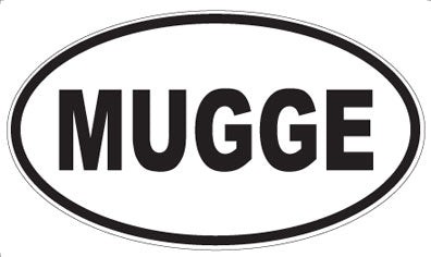 MUGGE - Oval Sticker