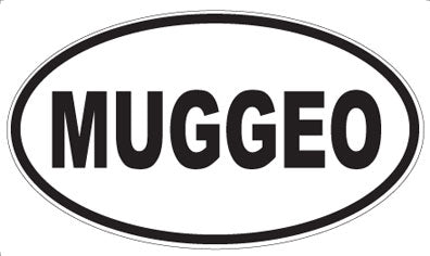 MUGGEO - Oval Sticker