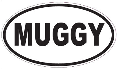 MUGGY - Oval Sticker