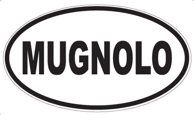 MUGNOLO - Oval Sticker