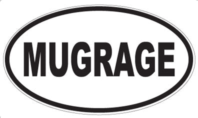MUGRAGE - Oval Sticker