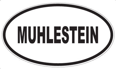MUHLESTEIN - Oval Magnet