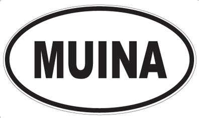 MUINA - Oval Sticker