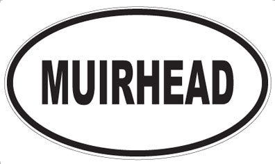 MUIRHEAD - Oval Sticker