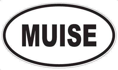 MUISE - Oval Sticker