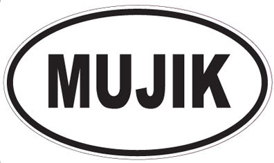 MUJIK - Oval Magnet
