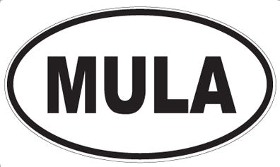 MULA - Oval Sticker