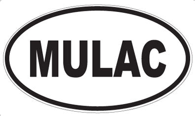 MULAC - Oval Sticker