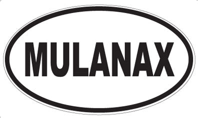 MULANAX - Oval Sticker