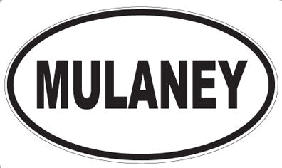 MULANEY - Oval Sticker