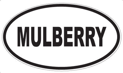 MULBERRY - Oval Sticker