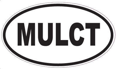 MULCT - Oval Magnet