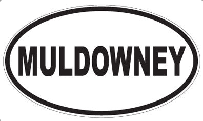 MULDOWNEY - Oval Sticker