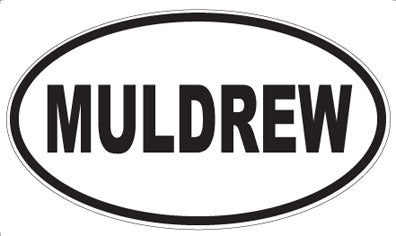 MULDREW - Oval Sticker