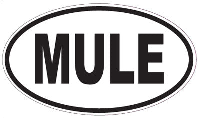 MULE - Oval Sticker