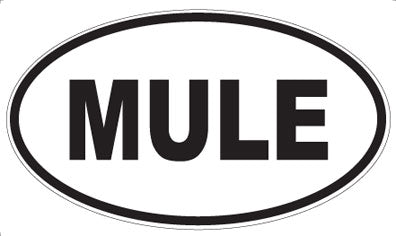 MULE - Oval Magnet
