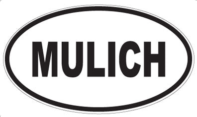 MULICH - Oval Sticker