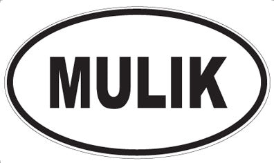 MULIK - Oval Sticker