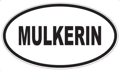 MULKERIN - Oval Magnet