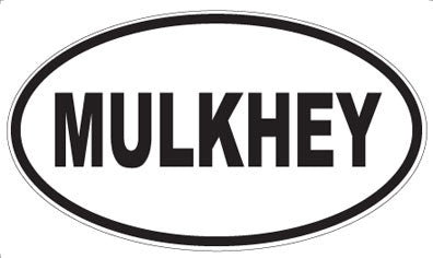 MULKHEY - Oval Sticker