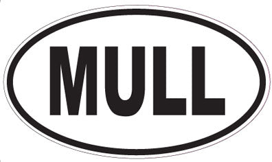 MULL - Oval Sticker