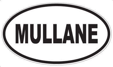 MULLANE - Oval Sticker