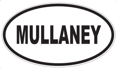 MULLANEY - Oval Sticker