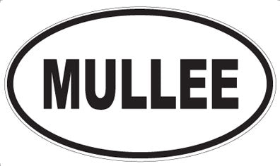 MULLEE - Oval Sticker