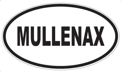 MULLENAX - Oval Sticker