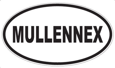 MULLENNEX - Oval Sticker