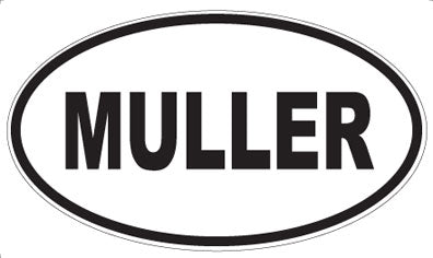 MULLER - Oval Magnet