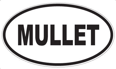 MULLET - Oval Magnet