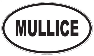 MULLICE - Oval Sticker
