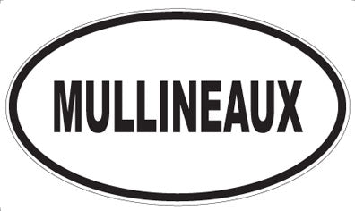 MULLINEAUX - Oval Sticker