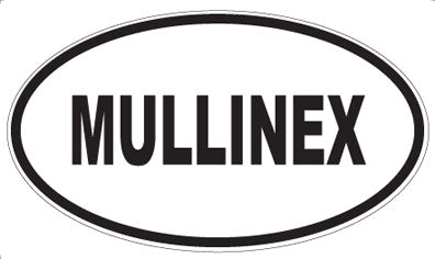 MULLINEX - Oval Sticker