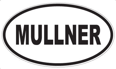 MULLNER - Oval Sticker